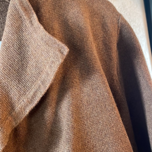 J. Crew Factory Camel Blazer Cardigan - Picture 3 of 5